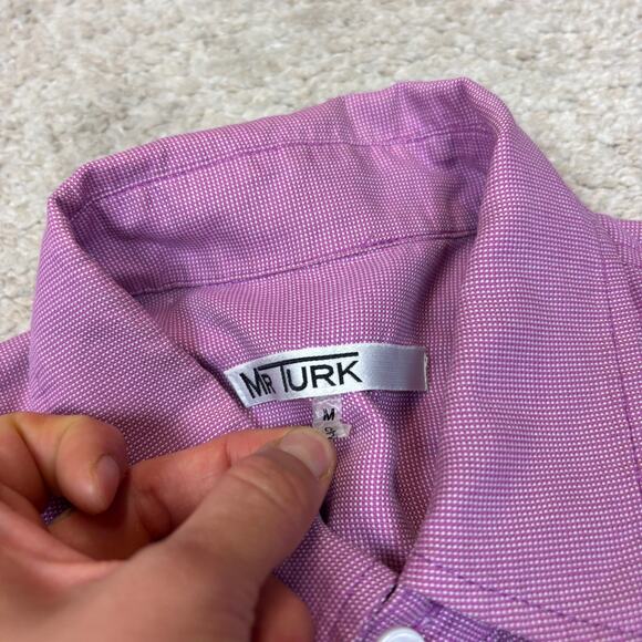 Mr. Turk Button Up Short Sleeve Rayon Shirt Men's Medium - Picture 4 of 10